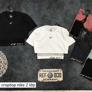 ÁO CROPTOP NỮ 2 LỚP