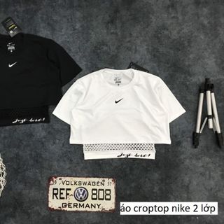 ÁO CROPTOP NỮ 2 LỚP