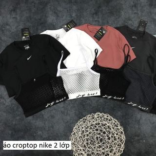 ÁO CROPTOP NỮ 2 LỚP