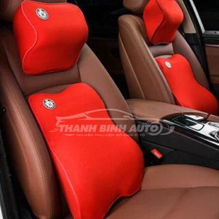 Combo 2 Gối Tựa Lưng Đầu - Chất Liệu Cao Su Non Cao Cấp Mềm Mại