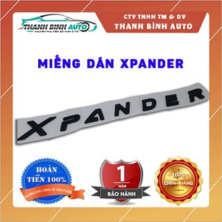 Chữ Nổi Xpander Gắn Nắp Caplo Trang Trí Cho Xế Yêu