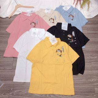 Áo QC cổ bể logo thêu