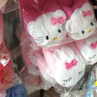 Dép bông mang trong nhà 26cm free size người lớn