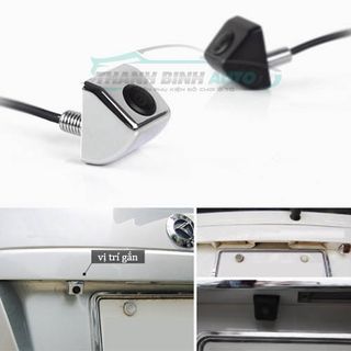 Camera Lùi AHD Mạ Inox - Cho Độ Nét Cao - Hành Có Bảo Hành