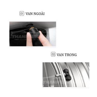 Cảm Biến Áp Suất Lốp TPMS (Van Ngoài) - Màn Hình Màu