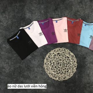ÁO THUN NỮ LƯỚI VIỀN HÔNG