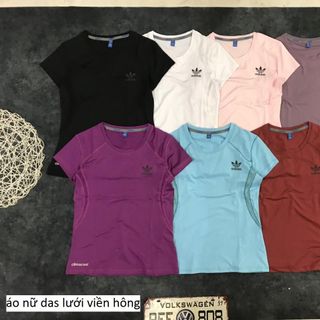ÁO THUN NỮ LƯỚI VIỀN HÔNG