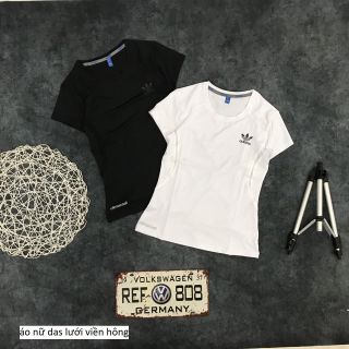 ÁO THUN NỮ LƯỚI VIỀN HÔNG