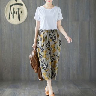 Quần thô hoa dây