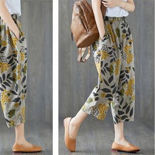 Quần thô hoa dây