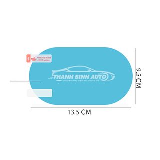 Bộ 2 Miếng Dán Chống Bám Nước Gương Chiếu Hậu Ô Tô