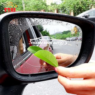 Bộ 2 Miếng Dán Chống Bám Nước Gương Chiếu Hậu Ô Tô