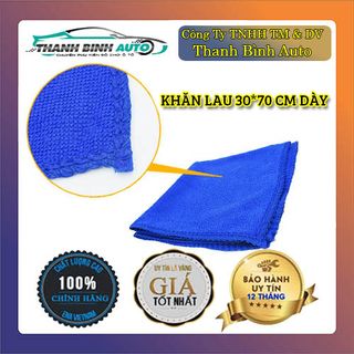 Khăn Lau Xe Chuyên Dụng Microfiber - Mềm Mịn Thấm Hút Nước Tốt
