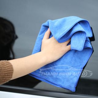 Khăn Lau Xe Chuyên Dụng Microfiber - Mềm Mịn Thấm Hút Nước Tốt
