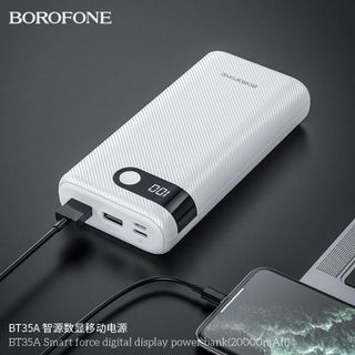 Pin sạc dự phòng Borofone BT35A 20000mah có màn hình