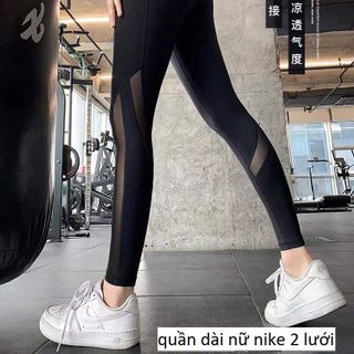 QUẦN LEGGING NỮ 2 LƯỚI