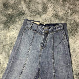 Quần jeans nữ lưng cao chuyên bỏ