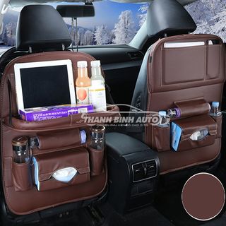 Túi Da Đựng Đồ Treo Sau Ghế Xe Hơi Tiện Dụng Đa Năng