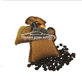 Túi Thơm Cà Phê Treo Xe Ô Tô Tặng Kèm Tinh Dầu