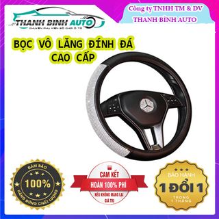 Bọc Vô Lăng Đính Đá - Bao Da Vô Lăng Cao Cấp Cho Xe Ô Tô giá sỉ