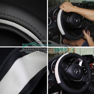 Bọc Vô Lăng Đính Đá - Bao Da Vô Lăng Cao Cấp Cho Xe Ô Tô