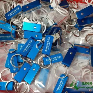 USB Kim Loại in khắc logo làm quà tăng quảng cáo