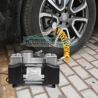 Bơm 2 Xi Lanh 12V - Bơm Lốp Ô Tô Công Suất Lớn