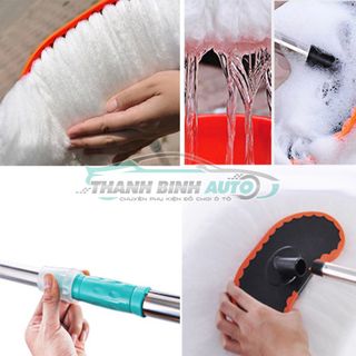 Chổi Cán Dài Lau Xe - Chổi Cán Dài Đa Năng - Dễ Dùng Độ Bền Cao