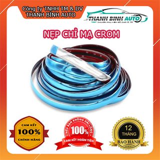 Nẹp Trang Trí Chỉ Mạ Crom Cuộn 15m Dày 18mm - Nẹp Viền Chỉ Mạ Crom Cuộn 15m Bền, Đẹp giá sỉ