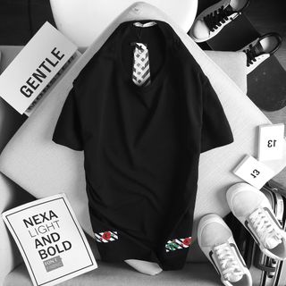 Áo thun unisex OFF bông hồng