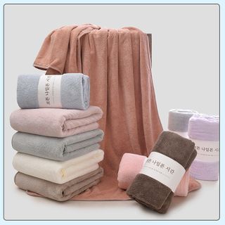 Khăn tắm, khăn mặt lông cừu xuất Hàn siêu mềm mịn, siêu thấm nước
