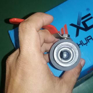 VAN KHÓA NƯỚC NHỰA BI XI - TAY INOX (XE - 21)
