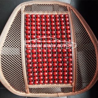 Tựa Lưng Chống Mỏi Hạt Gỗ - Tựa Lưng Đan Hạt Gỗ