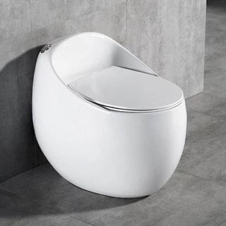 Bồn cầu trứng men tuyết nano, xả xoáy nắp êm
