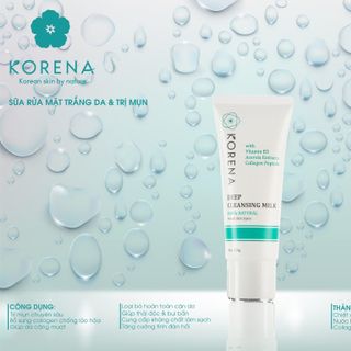 Sữa rửa mặt sạch sâu Korena