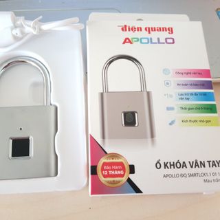 Ổ Khóa Vân Tay Điện Quang ĐQ SMRTLCK1.1 ( Ổ khóa vân tay, loại nhỏ gọn , 10 dấu vân tay )