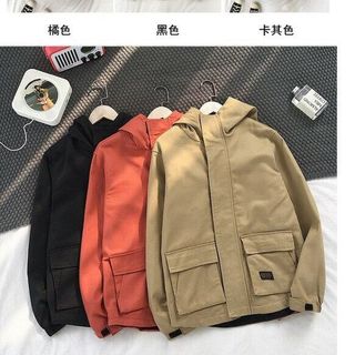 Áo khoác kaki túi hộp