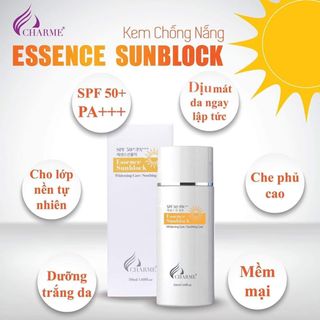 Kem chống nắng vật lý Charme Essence Sunblock Chame SPF 50+ PA+++ - Made in Korea