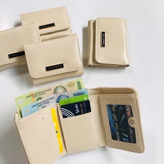 Ví nữ cầm tay - hồng trơn