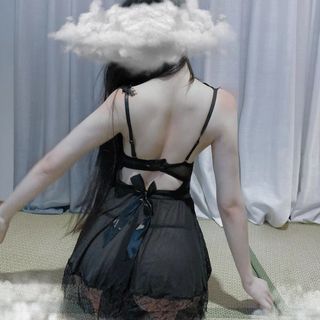 Đồ ngủ váy ngủ sexy có gọng mút chất xẻ tà chất voan quãng châu mềm mại