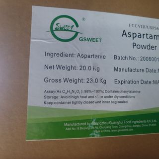 Chất tạo ngọt Aspartame GSweet China giá sỉ