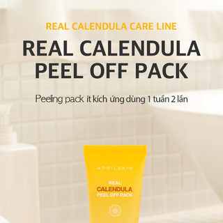 Mặt nạ lột tẩy tế bào da chết - Aprilskin Real Calendula Peel Off Pack