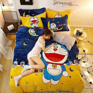 Bộ Chăn Ga Gối Nhung Tuyết Mềm Mịn