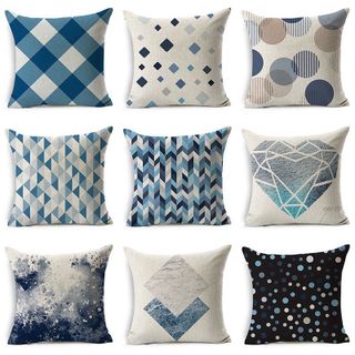 Vỏ Gối Tựa Vải Thô Phong Cách Hàn Quốc Decor siêu xinh