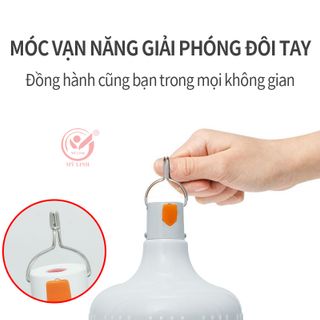 Bóng đèn sạc tích điện trắng 100w,siêu sáng siêu tiện lợi