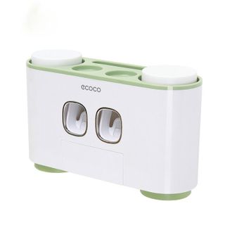 Dụng Cụ Nặn Kem, Treo Bàn Chải, Ly Ecoco Cao Cấp (Trọng lượng: 743gam)