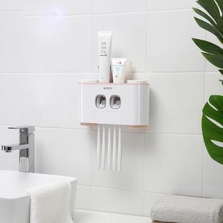 Dụng Cụ Nặn Kem, Treo Bàn Chải, Ly Ecoco Cao Cấp (Trọng lượng: 743gam)