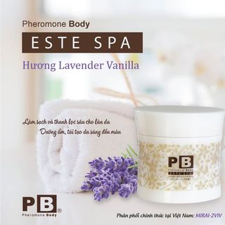 ESTE SPA – Xà phòng tắm dưỡng thể muối biển hương Lavender Vanilla giá sỉ