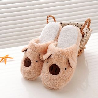 Dép Bông Đi Trong Nhà Hình Heo (dép nữ size 38 - 39.)