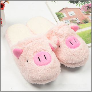 Dép Bông Đi Trong Nhà Hình Heo (dép nữ size 38 - 39.)